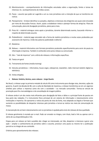 Relações Públicas: teorias, técnicas e conceitos