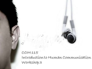 COM 115 Workshop 3 Slides