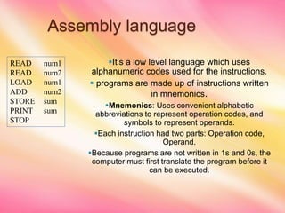 Programming languages | PPT