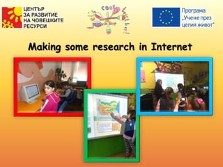 Making some research in Internet