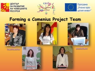 Forming a Comenius Project Team