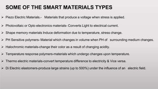 Smart Materials Types Smart Composites ktu 2019 S8 Mechanical.pptx