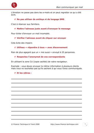 Bien gérer ses mails