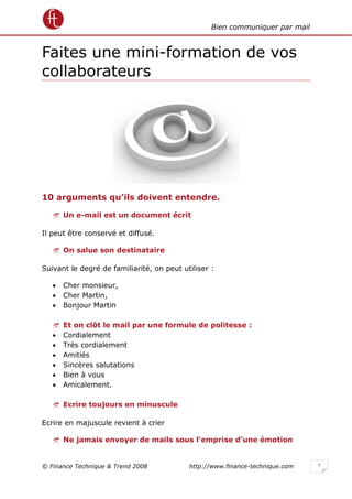 Bien gérer ses mails