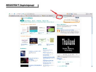 REGISTRA'T (login/signup) 