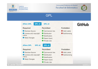 DIAPOSITIVA 19
GPL
© Javier Soriano
 