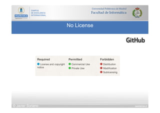 DIAPOSITIVA 27
No License
© Javier Soriano
 