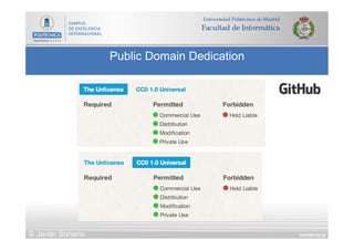 DIAPOSITIVA 28
Public Domain Dedication
© Javier Soriano
 