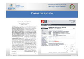 DIAPOSITIVA 56
Casos de estudio
© Javier Soriano
 