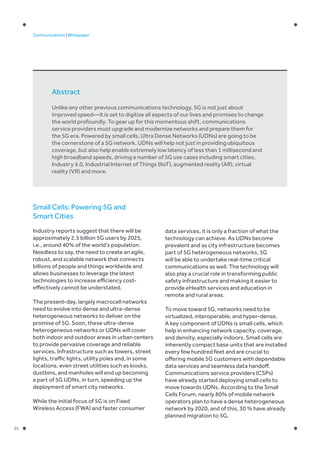Enabling a Big Vision for 5G with Small Cells - Cyient | PDF