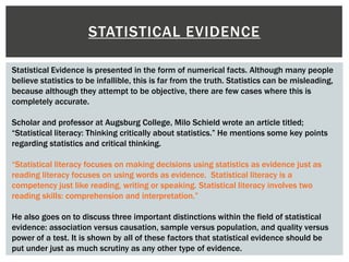 Types of Evidence & Understanding Credibility | PPTX