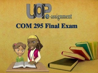 COM 295 Final Exam
 
