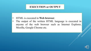 COM 311 LECTURE - 3.pptx | Web Design and HTML | Internet