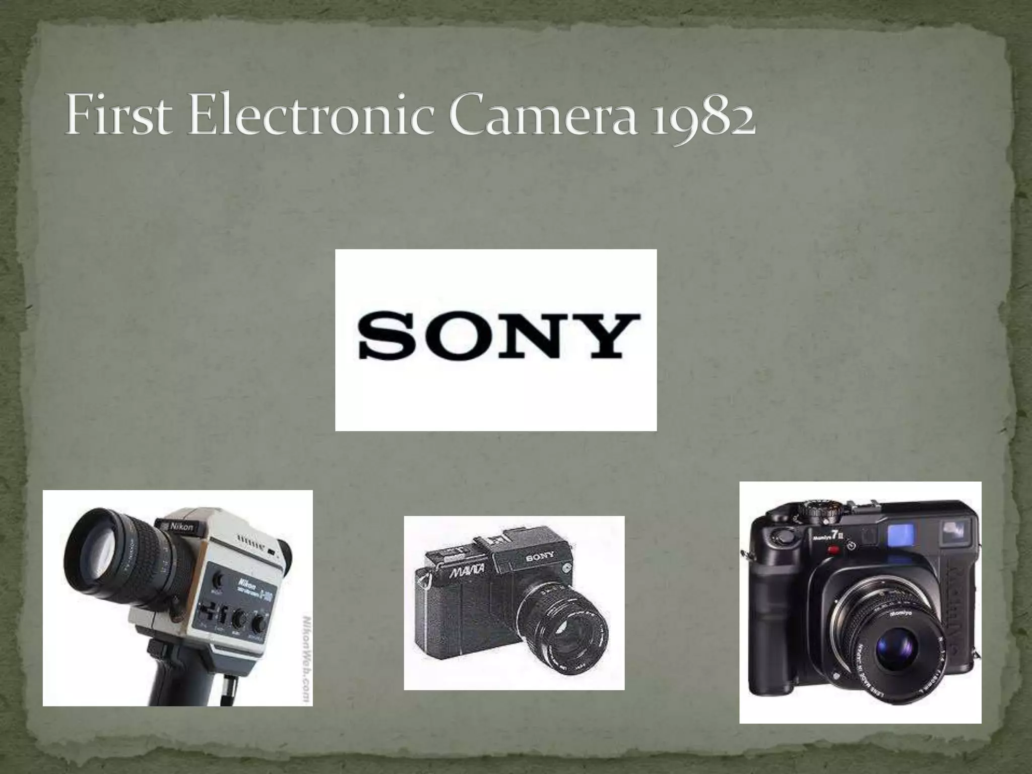 First Electronic Camera 1982