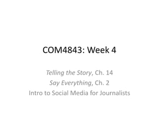 Com4843 week 4