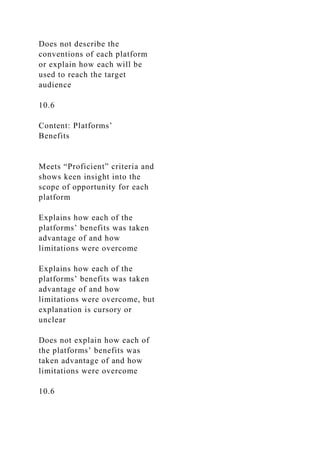 COM 540 Final Project II Presentation Guidelines and Rubric.docx