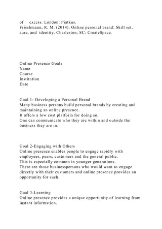 COM 540 Final Project II Presentation Guidelines and Rubric.docx