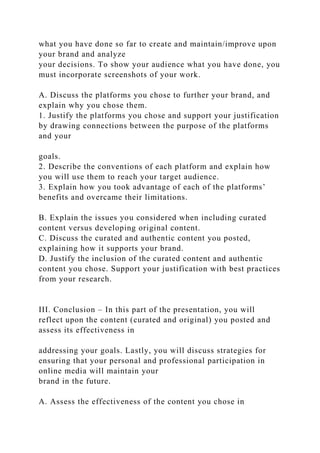 COM 540 Final Project II Presentation Guidelines and Rubric.docx