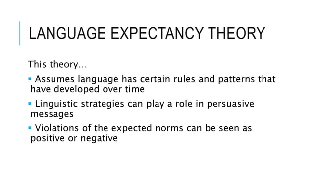 Transactional Model of Stress and Coping & Language Expectancy Theory ...