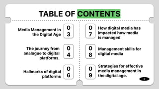 Media Management In the Digital Age | PDF