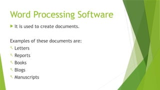 Report Writer Word Processor Program Com 7 Week 5 Lesson 5 Using Word Processing Software Q1.pptx