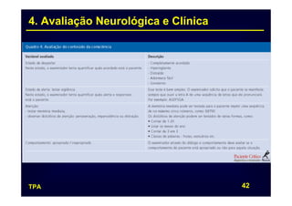 4. Avaliação Neurológica e Clínica




TPA                                  42
 