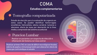 Coma y alteracion del estado de conciencia | PPTX