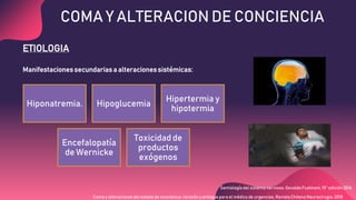 Coma y alteracion del estado de conciencia | PPTX