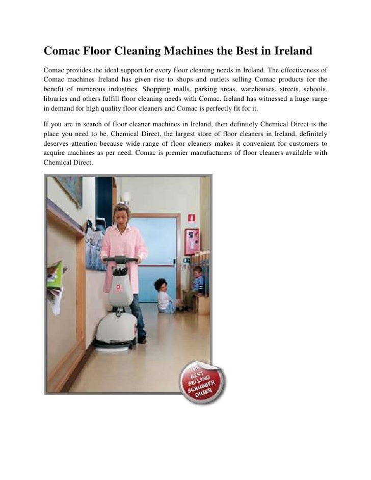Comac Floor Cleaning Machines The Best In Ireland