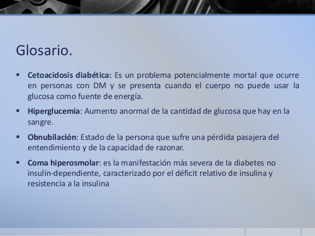 Coma diabetico Coma diabetico