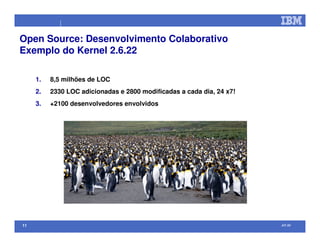 Open Source na IBM (palestra efetuada no Comaer 2008)