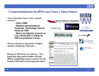 Open Source na IBM (palestra efetuada no Comaer 2008)