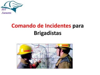 Comando de Incidentes para
Brigadistas

 