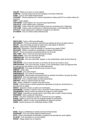 Comandos auto cad | PDF