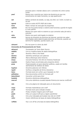 Comandos básicos linux