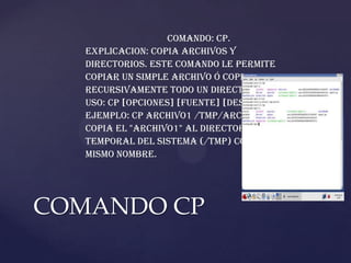 Comandos de linux | PPT