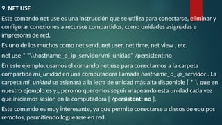 COMANDOS DE RED II, PRACTICAS DE LABORATORIOS | PPTX