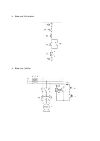 4.   Diagrama de Comando




5.   Diagrama Multifilar
 
