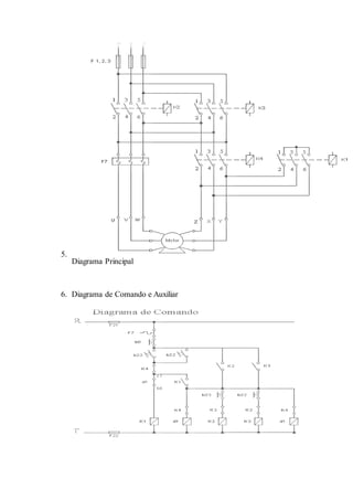 5.
Diagrama Principal
6. Diagrama de Comando e Auxiliar
 