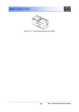 WEG – Transformando Energia em Soluções266
Módulo 1 – Comando e Proteção
Figura 5.14 – Vista da parte posterior do CWI07
 