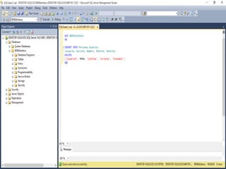 Comandos insert into, update y delete sql server | PPT