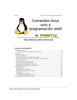4party Taller Shell, comandos y programación

 
