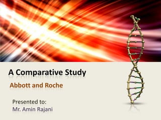 A Comparative Study
Abbott and Roche
Presented to:
Mr. Amin Rajani

 