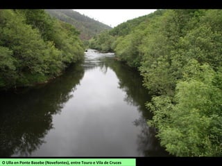 O Ulla en Ponte Basebe (Novefontes), entre Touro e Vila de Cruces
 