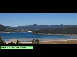 Vista da ría de Cedeira desde Vilarrube
 