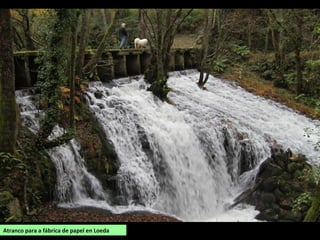 Atranco para a fábrica de papel en Loeda
 