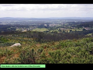 Vista desde o alto da Cerdeira cara á Silva (Cerceda)
 