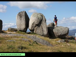 Rochas nos cumes de Santa Cecia
 