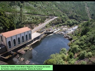 Central do Tambre, entre Brión e Negreira, no comezo do Canón
do Tambre e do espazo protexido “Esteiro do Tambre”
 