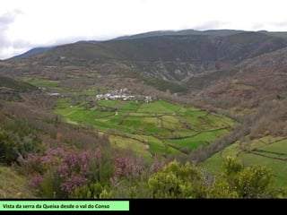Vista da serra da Queixa desde o val do Conso
 